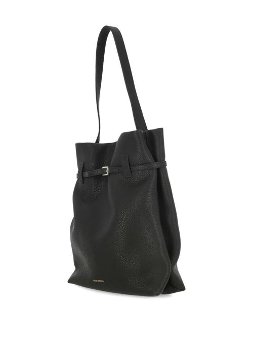 Tote du Jour Black Grained Manu Atelier | 2024147BLACK